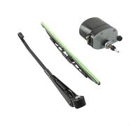 HpLive Limpiaparabrisas eléctrico de 12 V, 45 ~ 120 grados limpiaparabrisas + limpiaparabrisas para barco de pesca, caravana, tractor y tractores (motor + limpiaparabrisas)