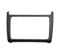 Hplive Marco de montaje de radio de coche de 2 DIN de ABS negro mate para salpicadero, apto para Polo 2014-2017, con ajuste preciso y kit de montaje completo para una fácil instalación