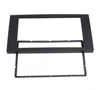 HpLive Marco de montaje para radio de coche de 2 DIN para Ford Focus II C-Max S-Max Fusion Transit Fiesta, plástico, negro, doble din, navegación, marco de portalámparas, accesorios
