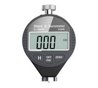 HpLive Medidor de dureza digital Shore portátil, pantalla LCD para caucho, herramienta precisa para pruebas de materiales, con precisión de 0,5 HA y chip ES, 3 sondas tipo A/C/D (D)