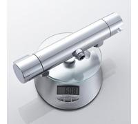 HpLive Mezclador termostático de ducha de acero inoxidable, válvula mezcladora de agua de baño con entrada G3/4", 27 x 4,5 cm, plateado, para instalaciones de agua estándar (2)