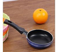 HpLive Mini cacerola antiadherente, al azar, hecha de acero inoxidable, fácil de limpiar, para freír salchichas y verduras (14 cm)