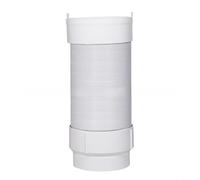 HpLive Mobile Air Conditioner Exhaust Pipe, Kit de manguera de extracción, diámetro de 5 pulgadas, ampliable hasta 112 cm, resistente al calor hasta 60 °C, fácil montaje mediante giro a la izquierda