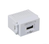 HpLive Módulo de alimentación USB de 220 V, enchufe USB, adaptador de interfaz, cargador de teléfono móvil, transformador de 5 V, 2,1 A (1 unidad)