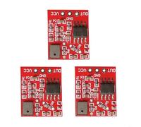 HpLive Módulo de micrófono de silicona, micrófono electret con preamplificador, placa de sensor de audio para electrónica DIY, alta sensibilidad, ganancia ajustable, CC 3 V a 5 V voltaje de