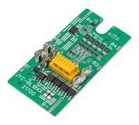 HpLive Módulo de protección de batería 5S, para 21700 celdas, carga continua de 60 A, con equilibrio pasivo, indicador de estado LED, protección contra sobrecarga y cortocircuito, 18 V, 100 x 50 mm
