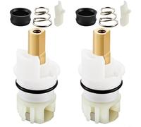 HpLive Núcleo de válvula de grifo, juego de reparación para grifos de baño, ducha y fregadero, piezas de repuesto compatibles con asiento de goma y muelle