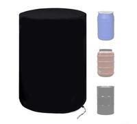 HpLive Oxford - Cubierta impermeable para depósito de agua (63,5 x 94 cm, para depósito de agua de 200 L, con cordón), color negro (210D)
