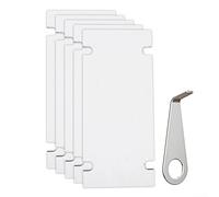 HpLive Pack de 5 cintas adhesivas de doble cara para timbre de puerta con batería y vídeo 2024, soporte de montaje con llave de montaje