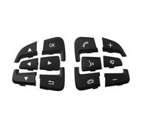 HpLive Par de cubiertas de botón de volante para Mercedes Clase A W176 2013-2018, Clase B W246 2012-2019, Clase CLA C117 2014-2018, CLS C218/X218