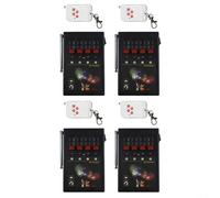 HpLive Para interruptor de control remoto inalámbrico con 6 mandos a distancia y control de 4 canales, alcance de 500 m para bodas, fiestas y espectáculos (4)