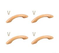 HpLive Para tirador de cajón de madera, distancia entre orificios de 96 mm, madera natural para madera (96 mm hole spacing A)
