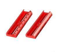 HpLive Placa telescópica de aleación de aluminio con ranura de expansión ajustable para base de telescopios, color rojo, 150 - 445 mm (150 mm)