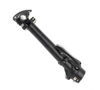 HpLive Potencia plegable para manillar de bicicleta de aleación de aluminio, cierre rápido de altura ajustable, ligero tubo de soporte CNC para bicicletas eléctricas y bicicletas plegables, negro