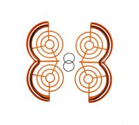 HpLive Protección de hélices, protector de hélices para DJI Avata 360, escudo protector de ajuste preciso con absorción de impactos, diseño compacto ligero para vuelos al aire libre (naranja)