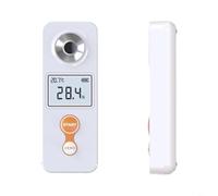 HpLive Refractómetro digital multigrado con batería recargable y pantalla LCD retroiluminada, compensación automática de temperatura, 0-32%/0-53% para brix, para vinificación (STD-55A)