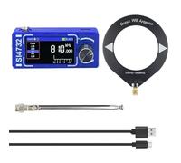 HpLive SI4732 Receptor multifunción de onda corta con control HF SW VHF ancho de banda de 1,9 pulgadas pantalla a color (negro)