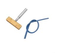 HpLive Soldering Iron T-Tip T Cabeza de cobre con cordón de goma, tira de presión en caliente, 30 W, 40 W, 60 W, punta de soldadura de 5,3 cm de largo y 3,5 cm de ancho para pantalla LCD digital (30