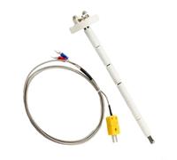 HpLive Sondas de sensor tipo K, sonda de horno de cerámica con núcleo de termopar tipo K en rango de temperatura -58 a 1,300.0 °C (250 mm)