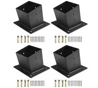 HpLive Soporte de pared para pérgola de techo inclinado, soporte de pared para pérgolas, accesorios para cenador de jardín, ángulo de inclinación de 15°, revestimiento resistente a la corrosión, para