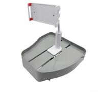 HpLive Soporte de piscina ajustable 3 en 1 con soporte para bebidas y soporte para teléfono móvil para piscinas hinchables bañeras (gris)