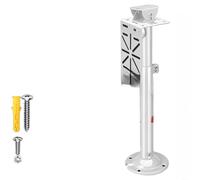 HpLive Soporte para cámara de vigilancia, montaje de cámara solar, barra ajustable, para exteriores, giratorio 360 grados, telescópico 30-60 cm, para Hikvision, acero galvanizado (A)