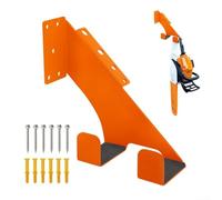 HpLive Soporte para motosierra de alta resistencia, 180 LB, acero de aleación, soporte de pared para garaje, taller, ángulo de 37°, montaje vertical horizontal