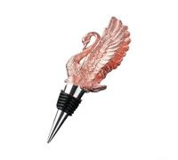 HpLive Tapón de vino, tapón de botella para accesorios de bar, elegante diseño de pájaro, conservación hermética, 14,1 x 4 cm, para todas las botellas estándar, aleación duradera (oro rosa)