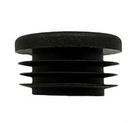 HpLive Tapones de láminas redondos, 10 unidades, tapones para tubos para patas de muebles, tapas acanaladas para protección del suelo, resistentes a los golpes y a la intemperie, para sillas, mesas