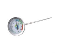 HpLive Termómetro de compostaje de acero inoxidable con sonda larga de 500 mm, medidor de temperatura analógico para compost, tierra, fertilizante y agua