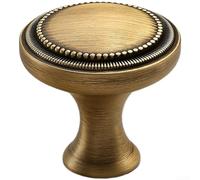 HpLive Tirador de latón macizo para muebles, 30 mm, orificio único moderno (B)