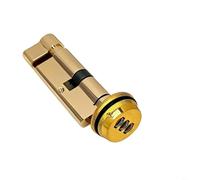 HpLive Tirador de palanca sin llave de 70 mm con combinación mecánica de números de aleación de zinc, níquel cepillado, dorado o cromo (dorado)