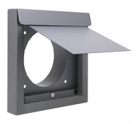 HpLive Válvula de pared de metal con cierre magnético, 16 x 16 x 5 cm, para un secado eficiente en el hogar