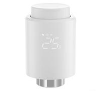 HpLive Válvula termostática para radiador Zigbee con control por aplicación y voz, horario, bloqueo para niños, anticongelante, detección de ventanas abiertas, M30 x 1,5 mm