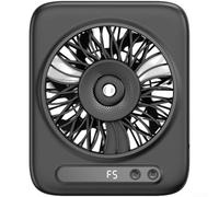 HpLive Ventilador USB, ventilador pulverizador portátil, ventilador de mesa con función de niebla, funcionamiento silencioso con 5 niveles, 4000 mAh para batería para 12 horas de autonomía, compacto