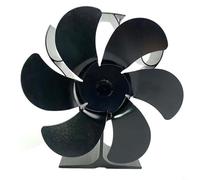 HpLive Wood Stove Fan,Log Burner Fan 6 Blade Stove Fan Fan Silent Operation Fan for Wood Burning Stove/Log Burner/Fireplaces