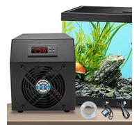 HpLNDas 1/4 HP Aquarium Water Cooler, 16 Gallon 60L Aquarium Water Chiller with Pump and Hose, 2 in 1 Cooling and Heating, Low Noise Cooling System for Hydroponics of Fish Shrimp,Cooling&Heating
