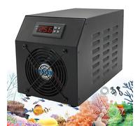 HpLNDas Enfriador de acuarios: 1/4 HP, 16 galones,con Bomba y Manguera,disipación rápida del Calor y sistem de enfriamiento silencioso para Cultivo hidropónico de Peces y camarones,Cooling&Heating