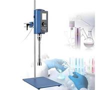 HpLNDas Homogeneizador De Alta Velocidad, Homogeneizador De DispersióN En Voladizo De 5-10000 Ml, Emulsionador Dispersor De Laboratorio con Pantalla LCD, 2000-28000 RPM Ajustable 12G