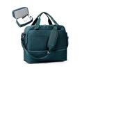 HPLQQ Bolsa de Viaje 40x20x25 Ryanair Bolsa Equipaje de Mano 40x30x20 de Fin de Semana de Deporte Mujer con Compartimento para Zapatos Bolsa Gimnasio Bolso Maternidad Hospital,C04-Azul Pavo Real