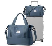 HPLQQ Bolsa de Viaje 40x20x25 Ryanair Bolsa Equipaje de Mano 40x30x20 de Fin de Semana de Deporte Mujer Impermeable Bolsa Gimnasio Bolso Maternidad Hospital con Capacidad Expandible,A05-Azul Real