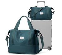 HPLQQ Bolsa de Viaje 40x20x25 Ryanair Bolsa Equipaje de Mano 40x30x20 de Fin de Semana de Deporte Mujer impermeable Bolsa Gimnasio Bolso Maternidad Hospital con Capacidad Expandible,A06-Azul Pavo Real