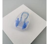 HPLSZCN Juego de natación desechable con tapones para los oídos, clip para la nariz y el tubo de respiración, 5 x 3,5 cm