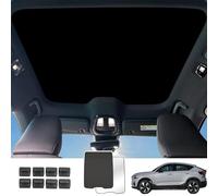 HPLWYM Parasol para Techo Compatible con Volvo C40(No Apto para XC40) 2021-2023, Plegable Sombrilla De Coche con Bolsa De almacenaje, Protección Solar Aislamiento de Calor Parasol de Techo