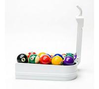 HPMCVE Lanzador De Bolas De Billar Tipo Prensa, Estante De Entrenamiento De Billar De Precisión Profesional para Práctica De Billar Y Nueve Bolas, Colocador De Bolas Triangular Portátil con Base