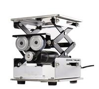 HPMCVE Plataforma Elevadora Eléctrica de Acero Inoxidable, Soporte Elevador Pequeño para Laboratorio con Control Remoto, Mesa Elevadora de Laboratorio, Capacidad de Carga 10 kg, Silencioso(15x15cm)