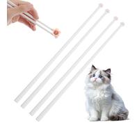 Hpmjz 2 pares de palillos de pata de gato, lindos y divertidos, ligeros, con estampado de huellas rosas, reutilizables, antideslizantes, con temática de gatitos, para novias, adultos, amantes de los