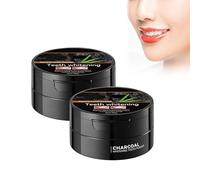 Hppsctink 2pcs Blanqueamiento dental en polvo,Polvo Blanqueador natural, Polvo Dentífrico Blanqueador de Carbón Vegetal, Elimina el Sarro, Aliento Fresco, 2pcs*60g, toothpastes