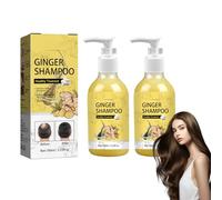 Hppsctink 2pcs Champú de jengibre, Champú de jengibre para el Crecimiento del Cabello, para el Crecimiento del Cabello, Aporta volumen y nutre el cabello, 2pcs*100ml, shampoo