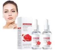 Hppsctink 2pcs Sérum de granada, Sérum hidratante, Ilumina e hidrata el rostro, Mejora el acabado mate, 2pcs*30ml, serum